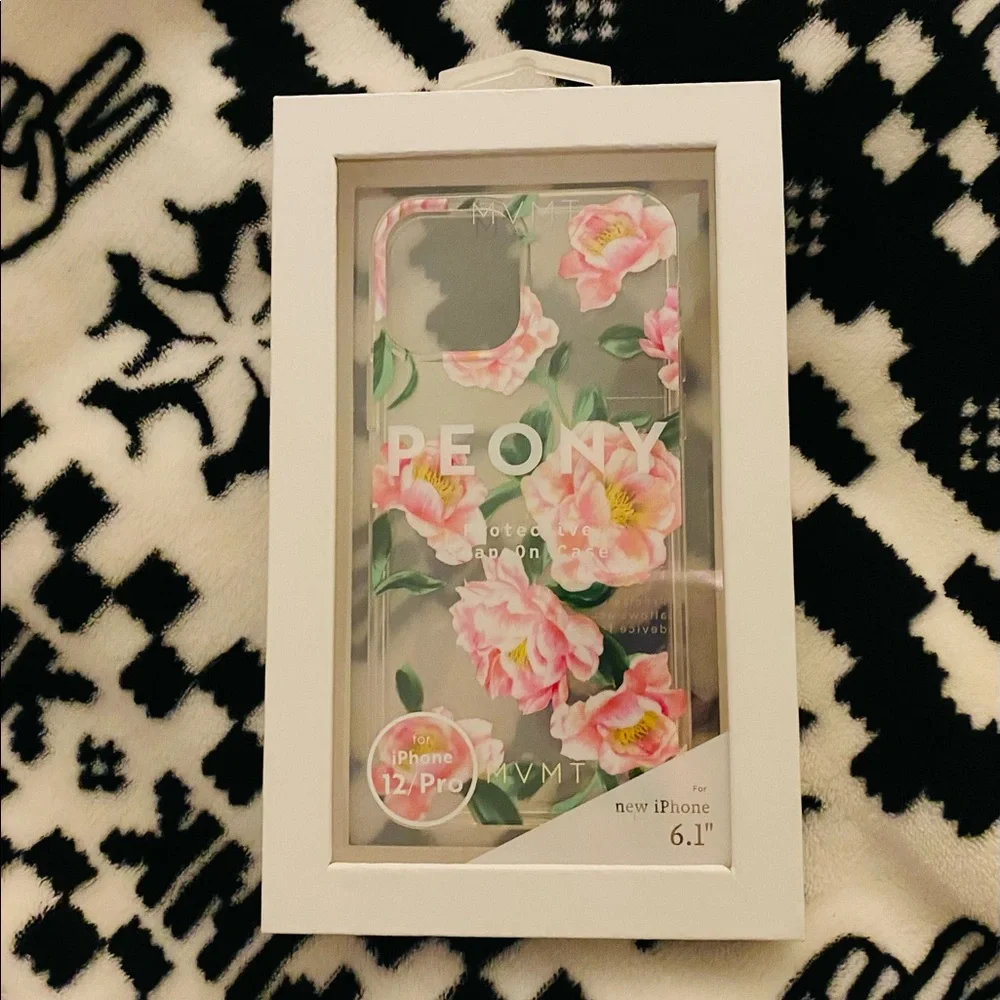 PEONY IPHONE 12 PRO FLOWER CASE